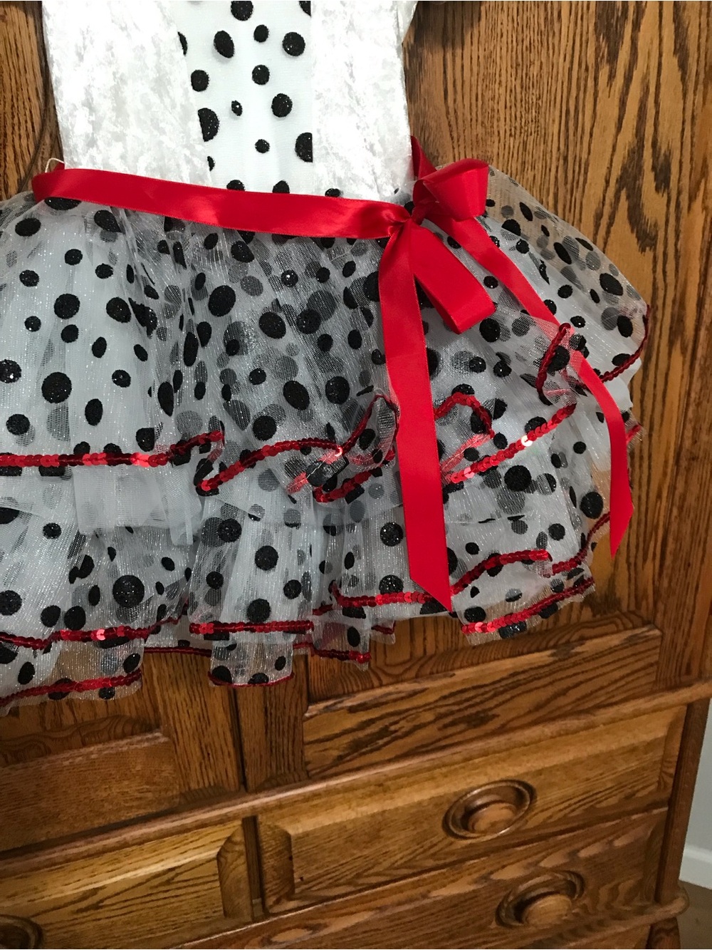 Revolution Girls Small Puppy Dog Dalmatian Dance Tutu Ballet Costume - Picture 2 of 6